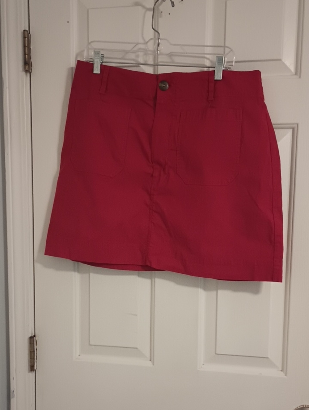 Maeve Mini Skirt with Front Patch Pockets
